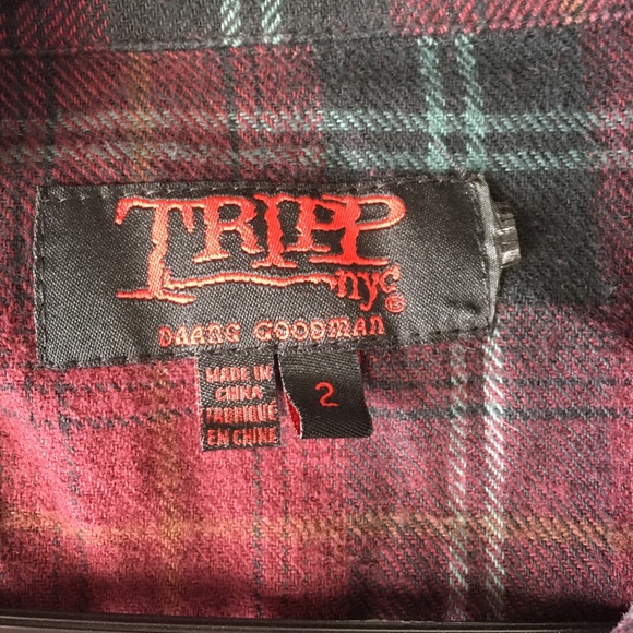 -SOLD- Torrid Tripp Red & Black Plaid Vest - Picture 7 of 8